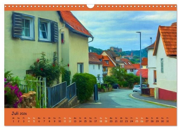 Produktbild: Malerisches Marburg (Wandkalender 2026 DIN A3 quer), CALVENDO Monatskalender