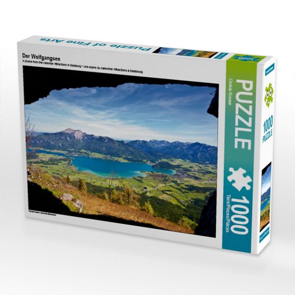 Produktbild: CALVENDO Puzzle Der Wolfgangsee 1000 Teile Puzzle quer | 1000 Teile Lege-Gr&ouml;&szlig;e 64 &times; 48 cm Foto-Puzzle f&uuml;r gl&uuml;ckliche Stunden
