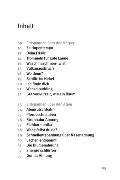 Produktbild: Die 50 besten Spiele zum Durchatmen und Entspannen f&uuml;r 6- bis 10-J&auml;hrige