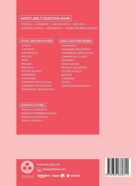 Produktbild: Model Specimen Papers for Physics