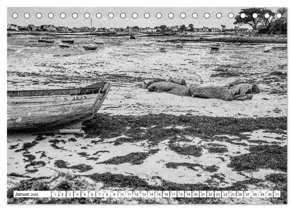 Produktbild: Bretagne Mythen und Steine (Tischkalender 2026 DIN A5 quer), CALVENDO Monatskalender