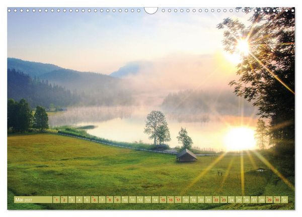 Produktbild: MITTENWALD Eine Perle im Oberen Isartal (Wandkalender 2027 DIN A3 quer), CALVENDO Monatskalender
