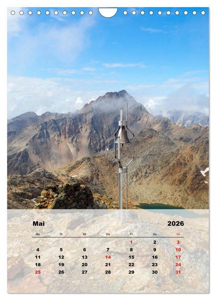 Produktbild: Bergwelten (Wandkalender 2026 DIN A4 hoch), CALVENDO Monatskalender