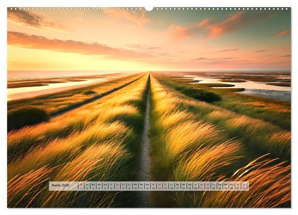 Produktbild: Trouver sa voie - Des paysages qui font r&ecirc;ver (Calendrier mural 2026 DIN A2 vertical), CALVENDO calendrier mensuel