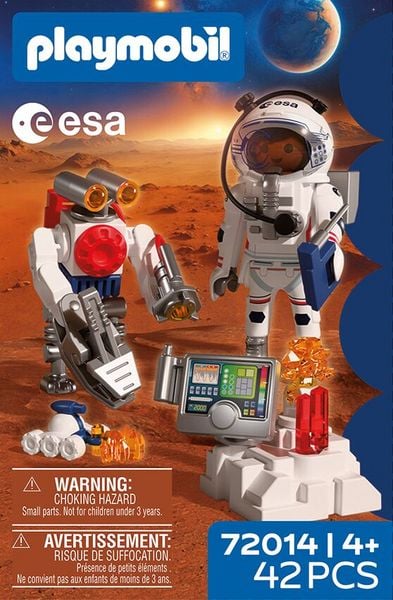 Produktbild: PLAYMOBIL 72014 ESA: Astronaut mit Roboter