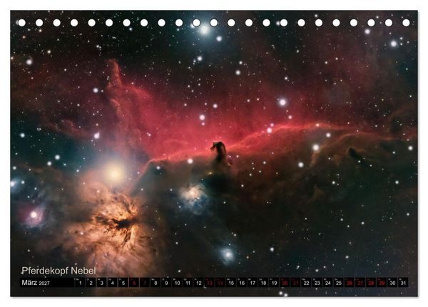 Produktbild: Deep Sky Kalender (Tischkalender 2027 DIN A5 quer), CALVENDO Monatskalender