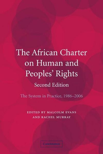 Produktbild: The African Charter on Human and Peoples' Rights