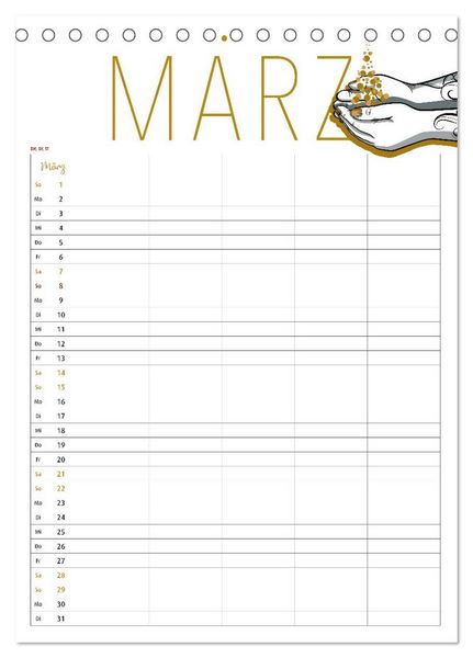 Produktbild: Fantastica Familienkalender miomanda (Tischkalender 2026 DIN A5 hoch), CALVENDO Monatskalender