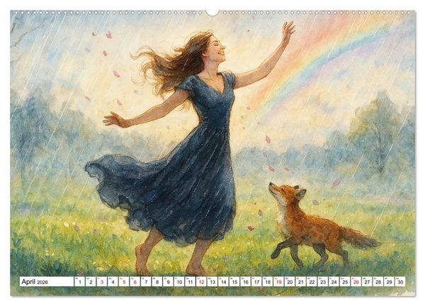 Produktbild: Im Zeichen der G&ouml;ttin (hochwertiger Premium Wandkalender 2026 DIN A2 quer), Kunstdruck in Hochglanz