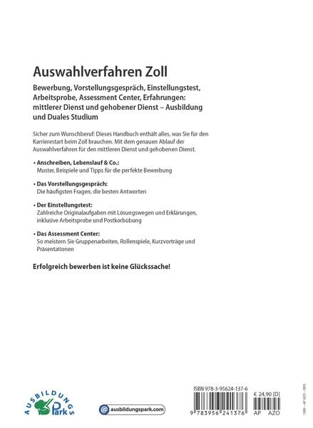 Produktbild: Auswahlverfahren Zoll