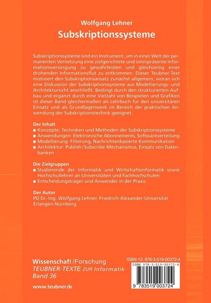 Produktbild: Subskriptionssysteme