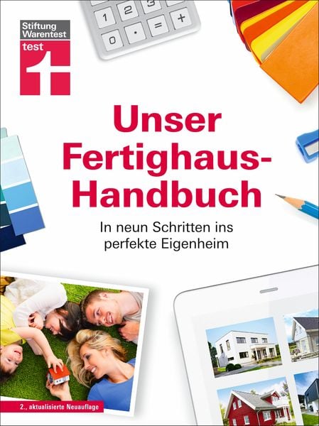 Unser Fertighaus-Handbuch, Gebundene Ausgabe von Magnus Enxing , Michael Bruns, Stiftung Warentest, 9783747104811