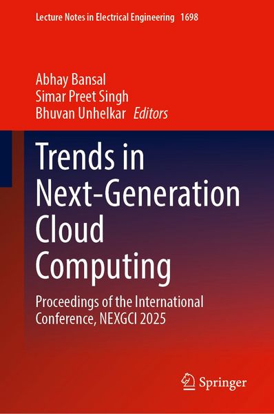 Produktbild: Trends in Next-Generation Cloud Computing