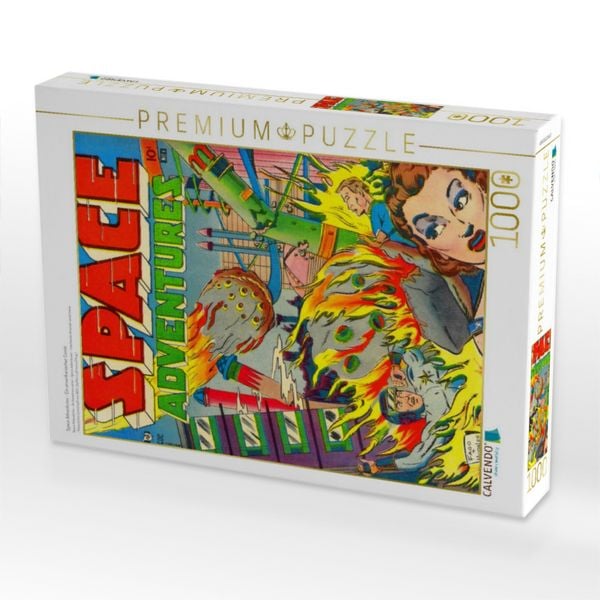 Produktbild: CALVENDO Puzzle Space Adventures - Ein amerikanischer Comic | 1000 Teile Lege-Gr&ouml;&szlig;e 64x48cm Foto-Puzzle f&uuml;r gl&uuml;ckliche Stunden