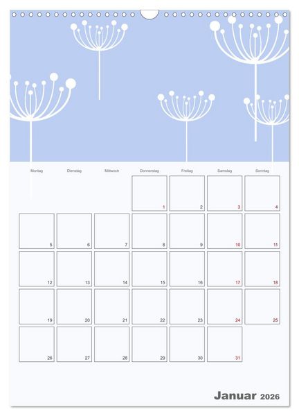 Produktbild: Der gro&szlig;e Jahresplaner zum Selbstgestalten (Wandkalender 2026 DIN A3 hoch), CALVENDO Monatskalender