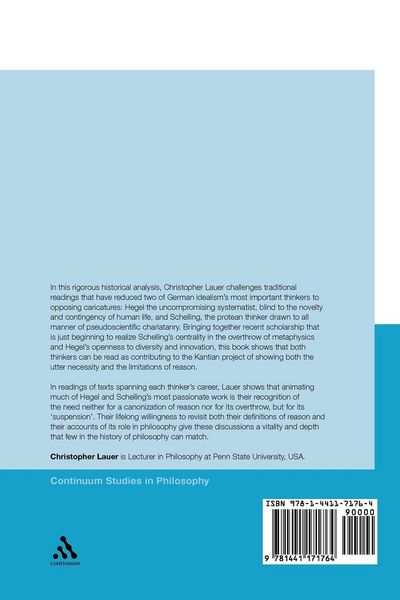 Produktbild: The Suspension of Reason in Hegel and Schelling