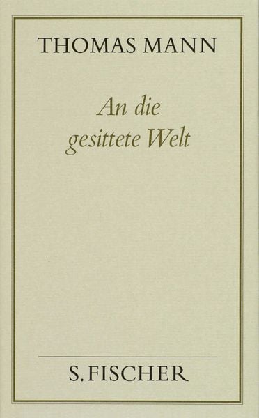 Produktbild: An die gesittete Welt