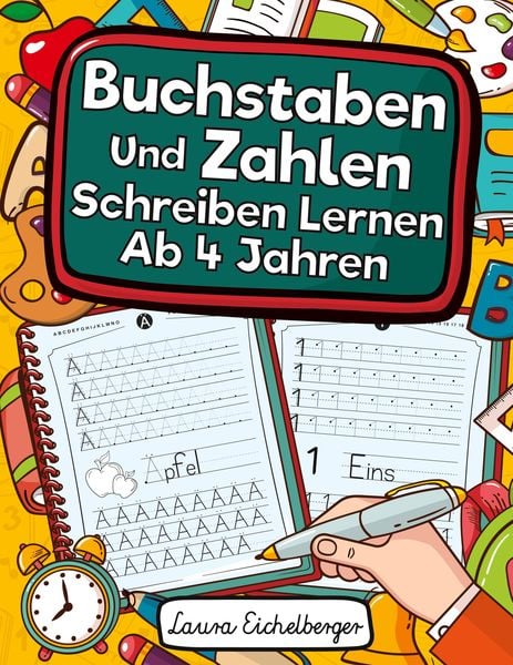 Produktbild: Buchstaben Und Zahlen Schreiben Lernen Ab 4 Jahren
