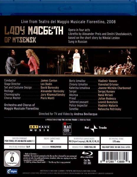 Produktbild: Shostakovich - Lady Macbeth of Mtsensk