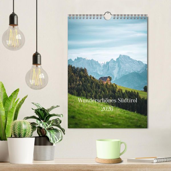 Produktbild: Wundersch&ouml;nes S&uuml;dtirol 2026 (Wandkalender 2026 DIN A4 hoch), CALVENDO Monatskalender