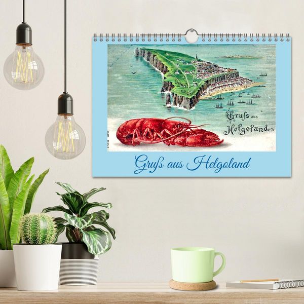 Produktbild: Gru&szlig; aus Helgoland (Wandkalender 2026 DIN A4 quer), CALVENDO Monatskalender