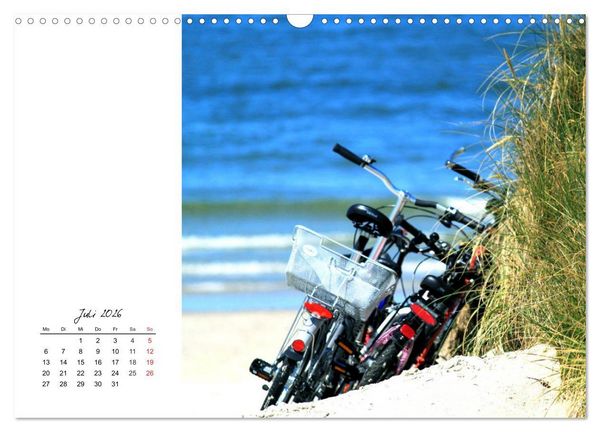 Produktbild: Fahrradtour. Radle dich frei und gesund! (Wandkalender 2026 DIN A3 quer), CALVENDO Monatskalender