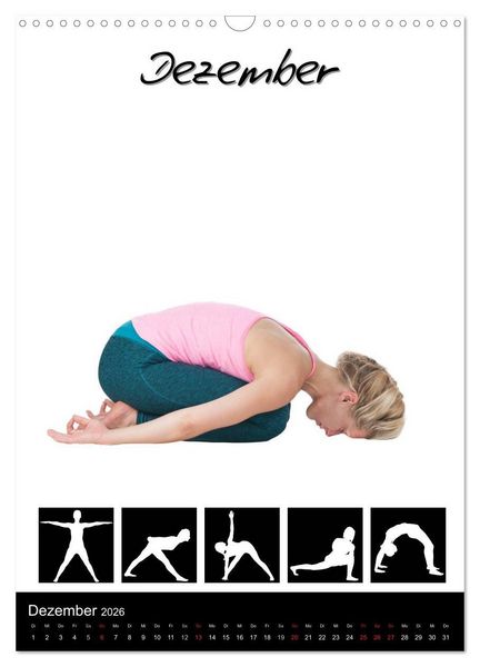 Produktbild: Yoga in Bildern (Wandkalender 2026 DIN A3 hoch), CALVENDO Monatskalender