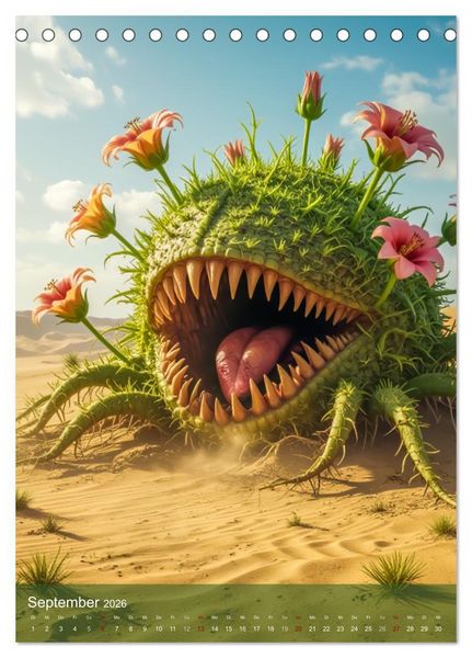 Produktbild: Flora sapiens - Der Aufstieg der Pflanzen (Tischkalender 2026 DIN A5 hoch), CALVENDO Monatskalender