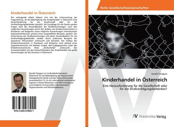 Kinderhandel in Österreich, Taschenbuch von Gerald Tatzgern, AV Akademikerverlag, 9783639478921