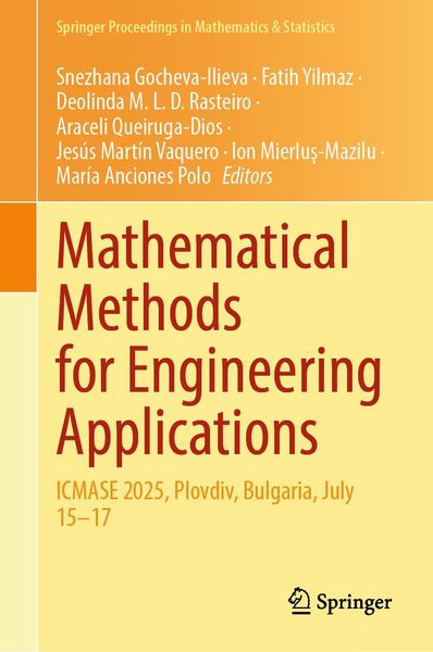 Produktbild: Mathematical Methods for Engineering Applications