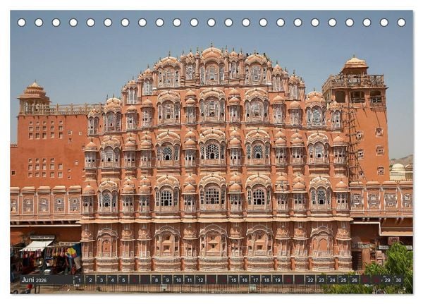 Produktbild: Indiens Tempel und Pal&auml;ste (Tischkalender 2026 DIN A5 quer), CALVENDO Monatskalender