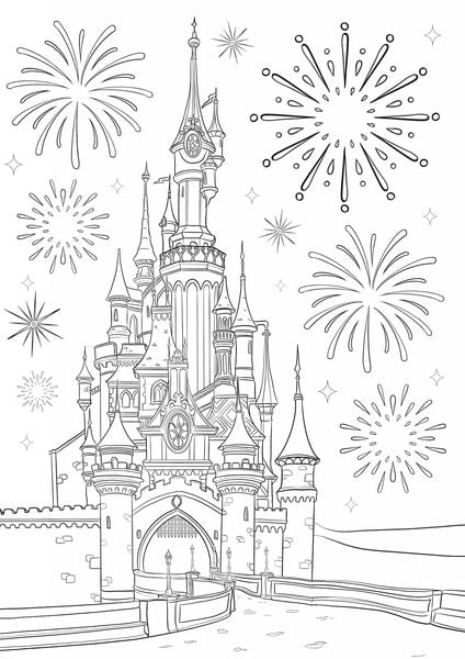 Produktbild: Disney: Disneyland Paris Malblock