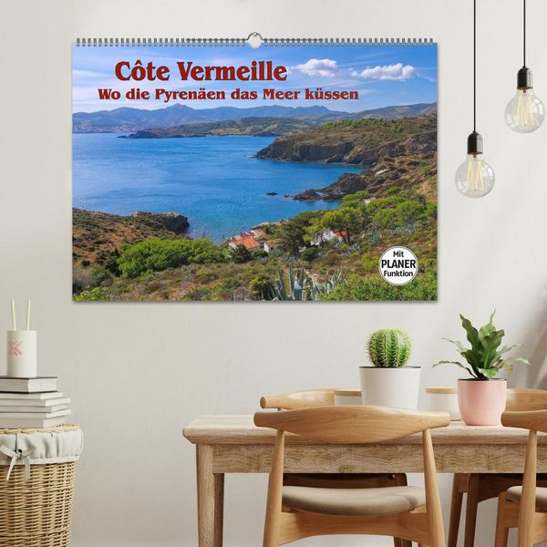 Produktbild: Cote Vermeille - Wo die Pyren&auml;en das Meer k&uuml;ssen (Wandkalender 2026 DIN A2 quer), CALVENDO Monatskalender