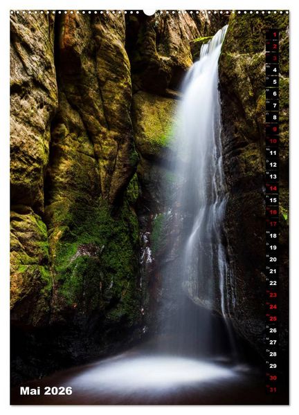 Produktbild: Wasserf&auml;lle. Beindruckende Schauspiele der Natur (Wandkalender 2026 DIN A2 hoch), CALVENDO Monatskalender