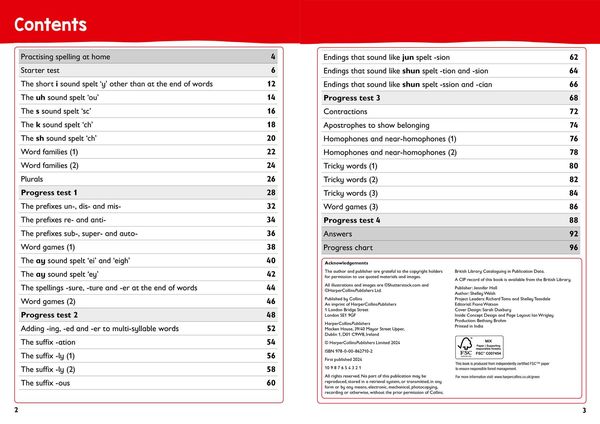 Produktbild: Year 3 Spelling Targeted Practice Workbook