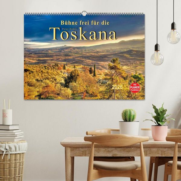Produktbild: B&uuml;hne frei f&uuml;r die Toskana (Wandkalender 2026 DIN A2 quer), CALVENDO Monatskalender
