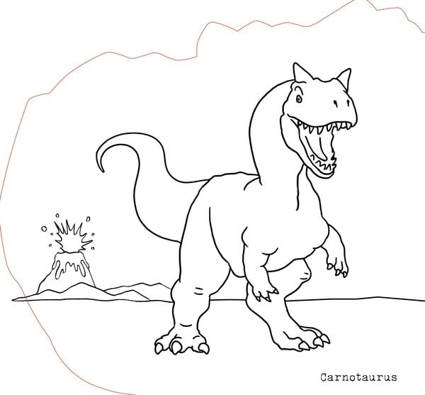 Produktbild: Dino-Malbuch - T-Rex World