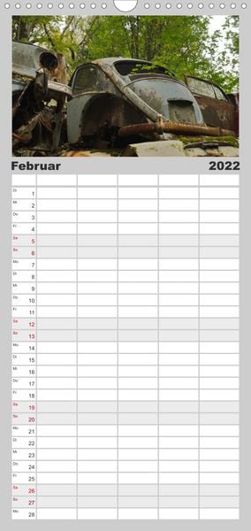 Produktbild: Familienplaner Rostende Legenden (Wandkalender 2022 , 21 cm x 45 cm, hoch)
