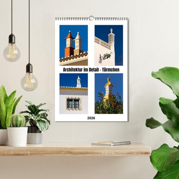Produktbild: Architektur im Detail - T&uuml;rmchen (Wandkalender 2026 DIN A3 hoch), CALVENDO Monatskalender