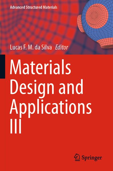 Produktbild: Materials Design and Applications III