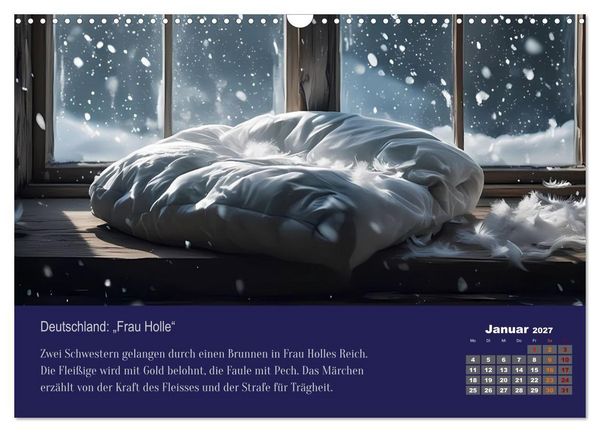 Produktbild: 12 M&auml;rchen unserer Welt (Wandkalender 2027 DIN A3 quer), CALVENDO Monatskalender
