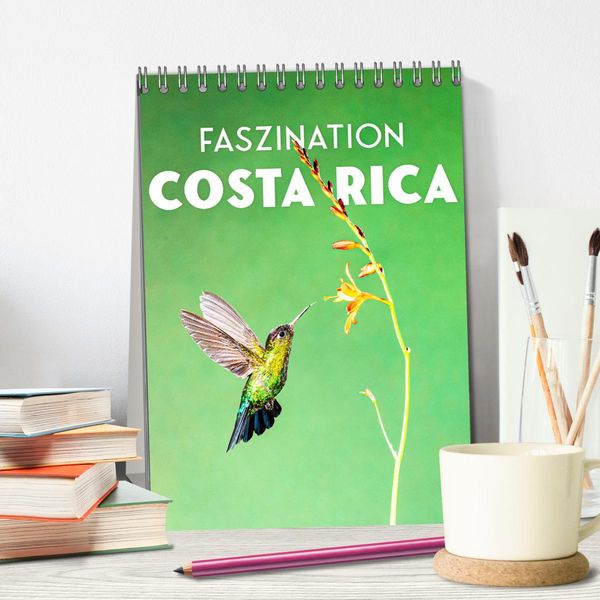 Produktbild: Faszination Costa Rica (Tischkalender 2026 DIN A5 hoch), CALVENDO Monatskalender