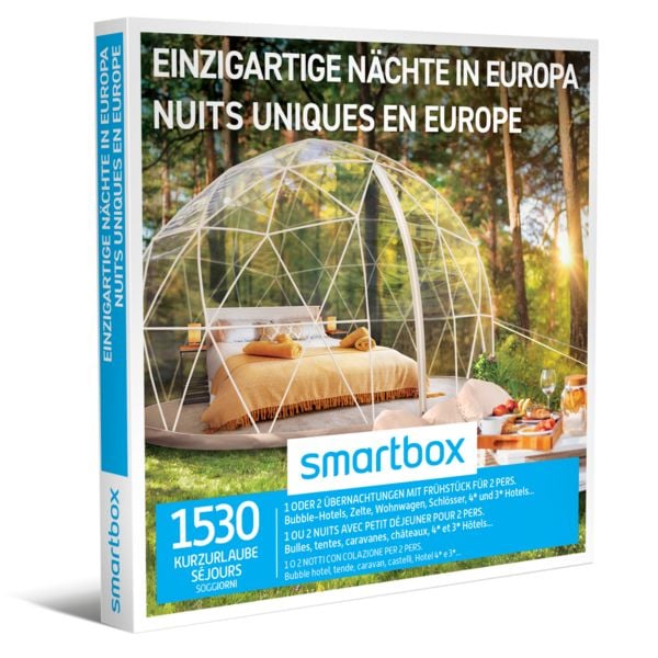 Produktbild: Smartbox - Einzigartige N&auml;chte in Europa