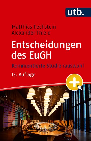 Produktbild: Entscheidungen des EuGH