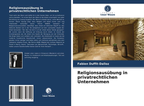 Produktbild: Religionsaus&uuml;bung in privatrechtlichen Unternehmen