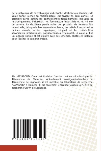 Produktbild: Cours de microbiologie industrielle