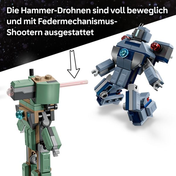 Produktbild: LEGO ǀ Marvel 76320 Iron Man & War Machine vs. Hammer-Drohnen, Spielzeug