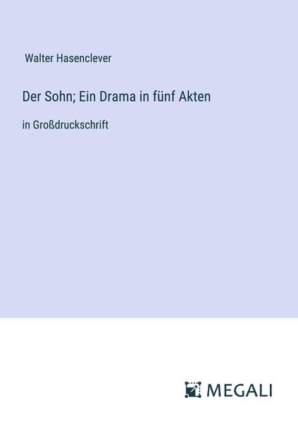 Produktbild: Der Sohn; Ein Drama in f&uuml;nf Akten
