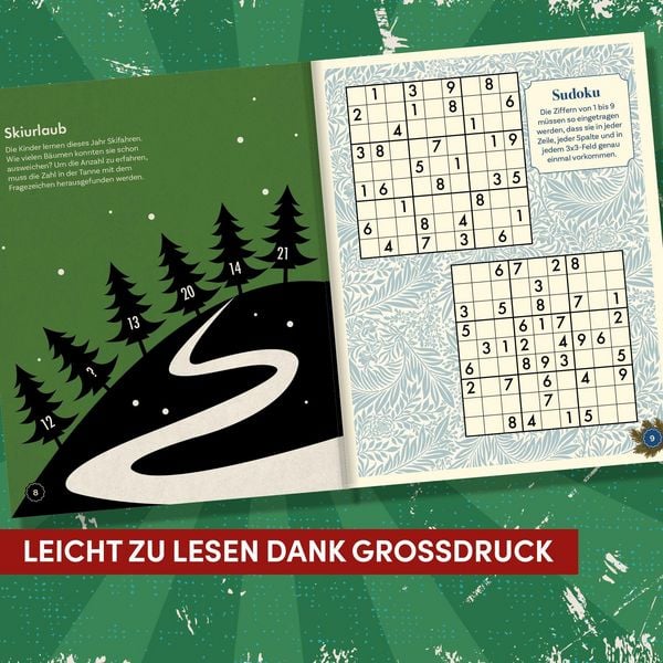 Produktbild: Das Rentner-R&auml;tselbuch &ndash; Adventskalender