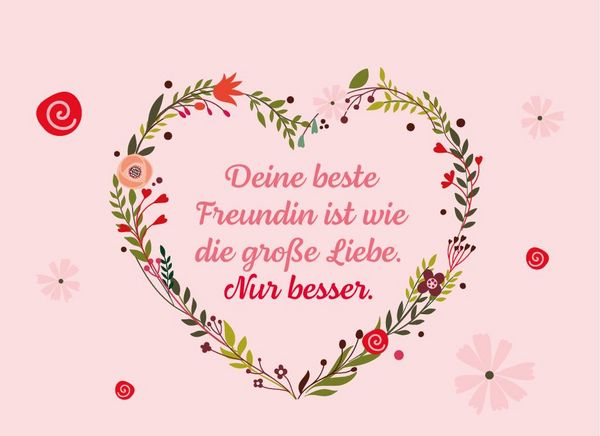Produktbild: Eine beste Freundin ist wie die gro&szlig;e Liebe - nur besser